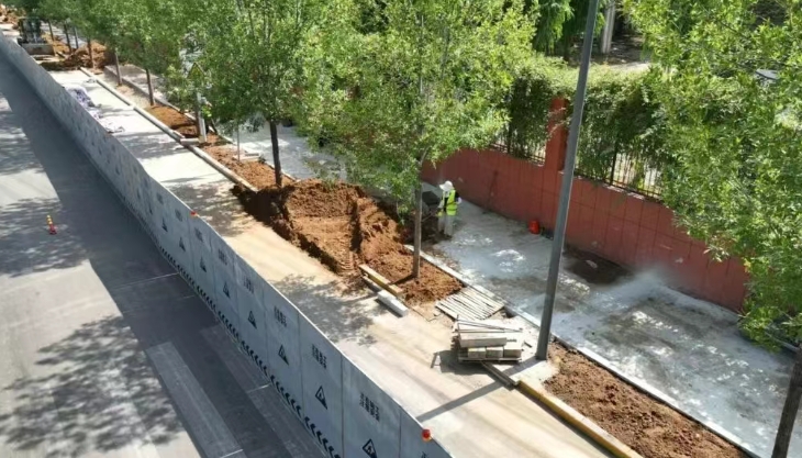 【战高温 保进度】betway88西汉姆联发展公司全力推进文化路提升工程