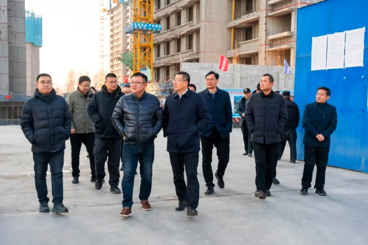 山东高速工程建设集团一行到betway88西汉姆联调研棚户区改造项目建设工作