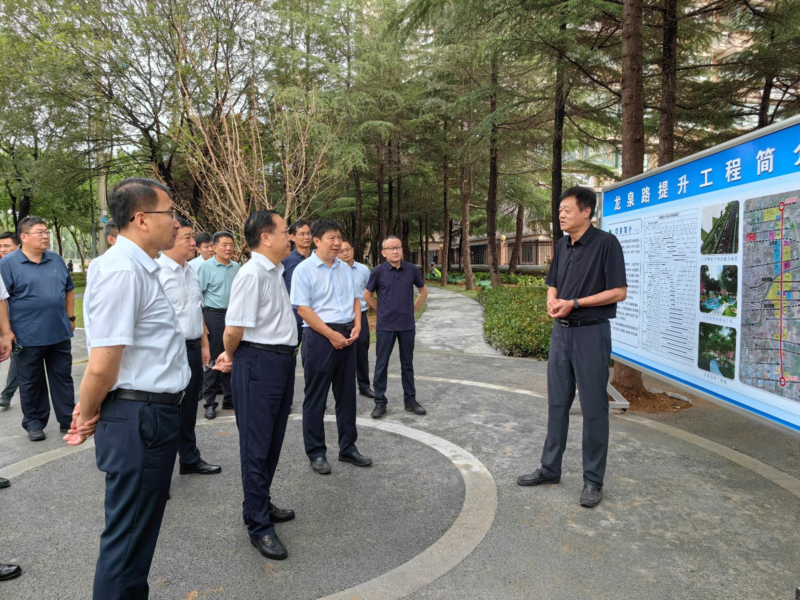 市领导王广部、周刚到betway88西汉姆联调研重点城建项目建设情况