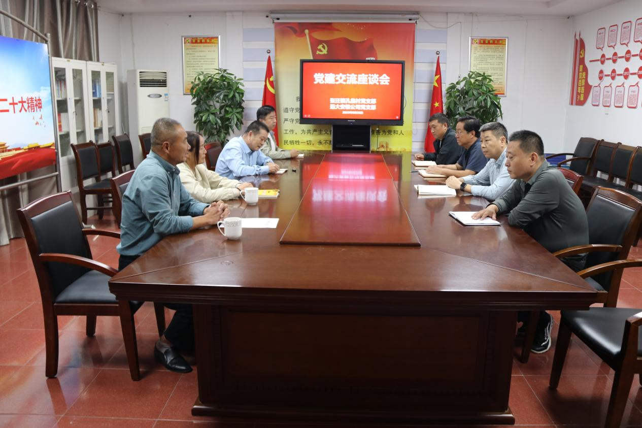 党建促发展 共建助振兴——远大安装公司党支部与张汪镇孔集村党组织开展党建交流座谈会