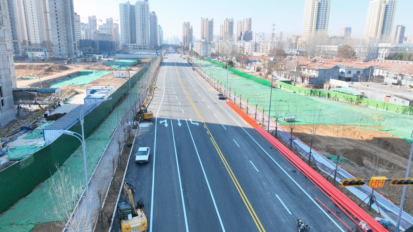 府前东路贯通工程即将实现竣工通车！